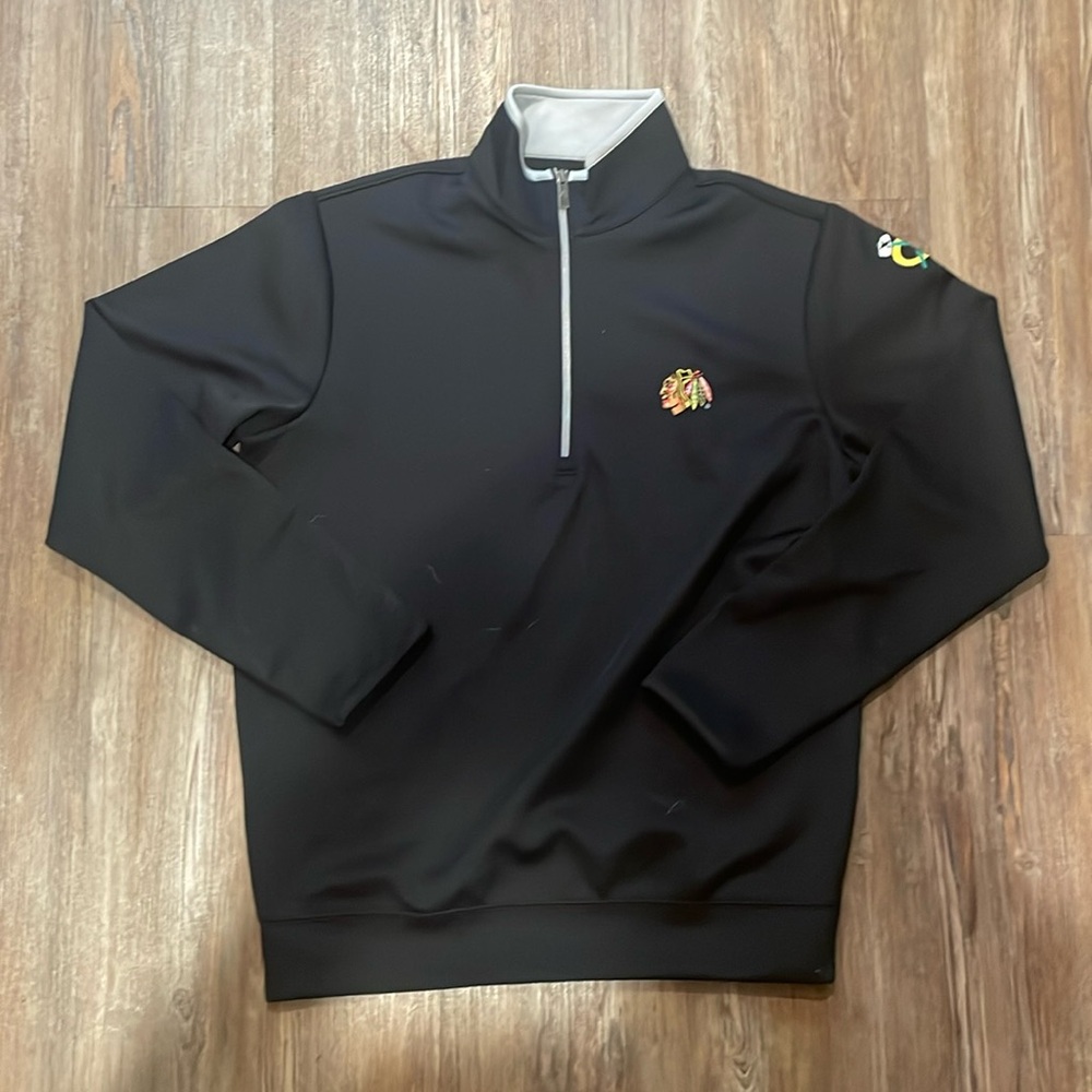 Antigua blackhawks golf pullover